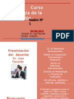 SESIÓN 1 - Curso de Metodología