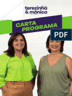 Carta Programa - TEREZINHA e MÔNICA