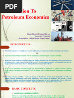 Introduction To Petroleum Economics