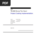 TE040 Test Script PC