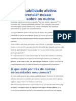 Responsabilidade Afetiva