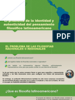 Tema 1 El Problema de La Identidad y Autenticidad Del Pensamiento Filosófico Latinoamericano - 104240