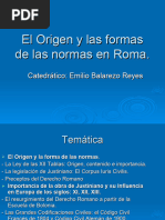 El Origen y Las Formas de Las Normas