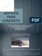 Aditivos Del Concreto