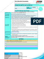 Instrumento de Evaluación 01: Practicamos Actividades Físicas para Mejorar Nuestras Capacidades Físicas