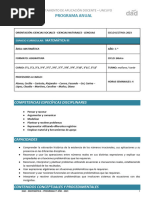 Programa Matematica 3 Ano 2023