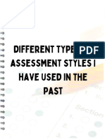 08 Different Types of Assessments