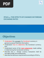 IPSAS 4 The Effect of Changes in Foreign Exchange Difference