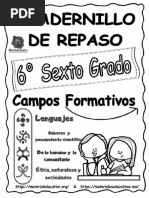 Cuadernillo Repaso 6 To Grado Campos FMEX