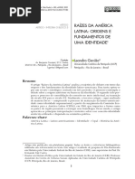 Raízes Da América Latina: Origens e Fundamentos de Uma Identidade