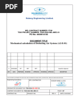 Mechanical Calculation of Dedusting Air System (A2-E-01)