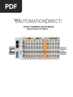 Automation Direct Protos X Manual - Revg