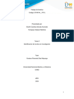 Tarea 2 - Identificacion de La Etica en Investigacion