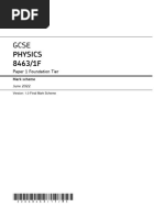 Physics Paper 1 Foundation (MS)