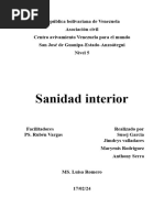 Sanidad Interior