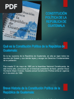 Constitución Política de La República de Guatemala