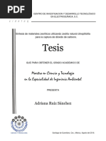 Síntesis de Materiales Zeolíticos Utilizando Zeolita Natural Clinoptilolita para La Captura de Dióxido de Carbono