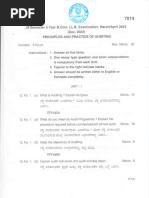 3rd Sem Principles & Practice of Auditing Apr 2023