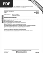 University of Cambridge International Examinations General Certificate of Education Ordinary Level