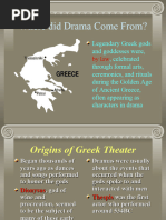 Introduction To Greek Theater and Oedipus Rex