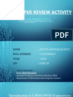 IEEE Paper Review Activity