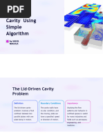 Lid Driven Cavity Using Simple Algorithm