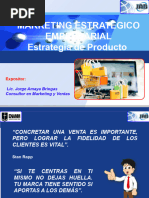 Estrartegia de Producto Marketing Estrategico Empresarial