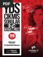 Yds Cikmis Sorular Fasikul Ornek Sayfalar