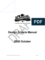 Design Criteria Manual ALL - Draft