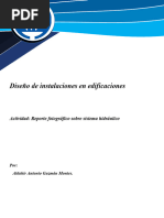 Reporte de Instalaciones Hidráulicas Casa