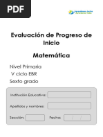 6to Primaria - Matemática