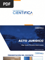 1 Diapositivas de Acto Jurídico - Sesión 1 - UCSUR