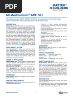 MasterGlenium ACE 575 Technical Data Sheet