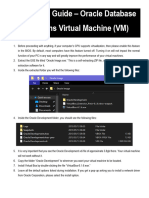 Instructions For Installing The Oracle VM