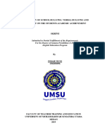 A Case Study of School Bullying Verbal Bullying and Its Impact On The Students Academic Achievement