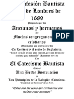 Esto Creemos confesion de fe Bautista 1689 modelo 2 con catecismo