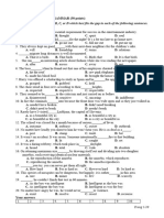 Section: Part 1. Choose The Option A, B, C, or D Which Best Fits The Gap in Each of The Following Sentences. (20 PTS)