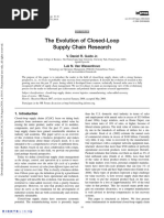 OR FORUM-The Evolution of Closed-Loop Supply Chain Research