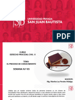 Semana 03 - Derecho Procesal Civil II.