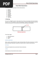 Sheet Metal Operations