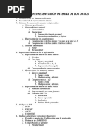 Unidad 10. Representación Interna de Los Datos