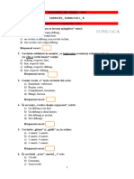 Exercitii de Fonetic Si Vocabular