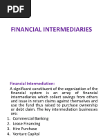 Financial Intermediation