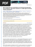 4 - 2015serum Lipoprotein (A) Concentrations Are Inversely Associated With T2D, Prediabetes, and Insulin Res