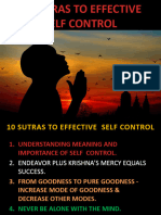 10 Sutras To Effective Self Control For Vihe