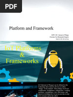 IoT Platform and Framework