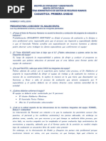 Casuistica Sistema Administrativo de Gestion de Recursos Humanos - Primera Unidad - Gestion Publica 2024