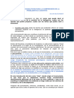 Bleichmar APORTES PSICOANALÍTICOS PARA LA COMPRENSIÓN DE LA PROBLEMÁTICA COGNITIVA