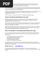 Homeschool Homework App