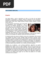 Biografia Ana Maria Matute